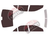 Kit film teinté Toyota Camry (11) Berline 4 portes (2011 - 2017)