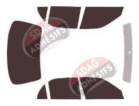 Kit film teinté Toyota Corolla (8) Berline 4 portes (1995 - 2002)