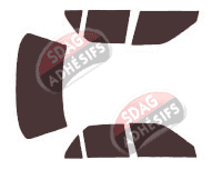 Kit film teinté Toyota Corolla (6) Berline 4 portes (1989 - 1993)