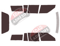 Kit film teinté Toyota Corolla (6) Break 5 portes (1989 - 1993)