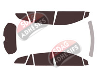 Kit film teinté Toyota Corolla (12) Touring Sport Break 5 portes (depuis 2019)