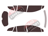 Kit film teinté Toyota Auris (3) Touring Sport Break 5 portes (depuis 2020)