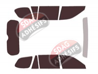 Kit film teinté Toyota Grand Highlander (4) 5 portes (depuis 2023)
