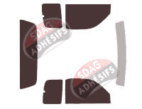 Kit film teinté Toyota Hilux (6) Pick-up 2 portes (1997 - 2005)