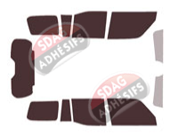 Kit film teinté Toyota Land Cruiser (14) 5 portes (depuis 2024) Kit film teinté Toyota Land Cruiser (14) 5 portes (depuis 2024)