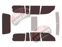 Kit film teinté Toyota Land Cruiser (10) SW 5 portes (1998 - 2007) Kit film teinté Toyota Land Cruiser (10) SW 5 portes (1998 - 2007)