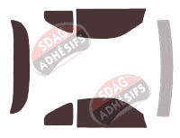 Kit film teinté Toyota MR2 (2) Coupe 2 portes (1989 - 1999)