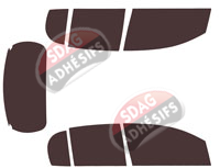 Kit film teinté Toyota Passo (2) 5 portes (2010 - 2020)