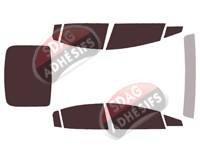 Kit film teinté Toyota Prius (5) 5 portes (depuis 2023)