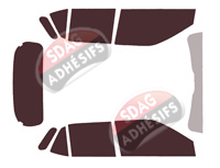 Kit film teinté Toyota Raize (1) 5 portes (depuis 2022)