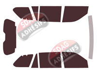 Kit film teinté Toyota Sequoia (3) 5 portes (depuis 2023)