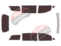 Kit film teinté Toyota Sienna (3) 5 portes (2010 - 2020)