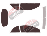 Kit film teinté Toyota Solara (2) Cabriolet 2 portes (2004 - 2009)