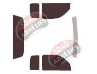 Kit film teinté Toyota Tacoma (1) Extended Cab Pick-up 2 portes (1995 - 2004)