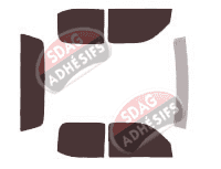 Kit film teinté Toyota Tacoma (1) Pick-up 4 portes (1995 - 2004) Kit film teinté Toyota Tacoma (1) Pick-up 4 portes (1995 - 2004)