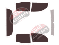 Kit film teinté Toyota Tacoma (2) Pick-up 4 portes (2005 - 2015) Kit film teinté Toyota Tacoma (2) Pick-up 4 portes (2005 - 2015)