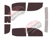 Kit film teinté Toyota Tacoma (3) Quad Cab Pick-up 4 portes (2015 - 2023)