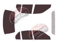 Kit film teinté Toyota Tercel (4) Berline 4 portes (1991 - 1999)
