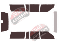 Kit film teinté Volvo 740-760 Break 5 portes (1982 - 1998)