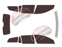 Kit film teinté Volvo V60 (2) Estate Break 5 portes (depuis 2019) Kit film teinté Volvo V60 (2) Estate Break 5 portes (depuis 2019)