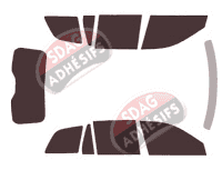 Kit film teinté Volvo XC90 (2) 5 portes (2015 - 2025)