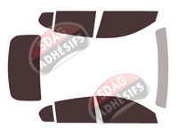 Kit film teinté Volvo C40 (1) Recharge 5 portes (depuis 2022)