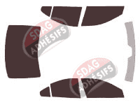 Kit film teinté Volvo S60 (1) Berline 4 portes (2000 - 2009) Kit film teinté Volvo S60 (1) Berline 4 portes (2000 - 2009)