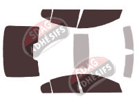 Kit film teinté Volvo S60 (2) Berline 4 portes (2010 - 2018) Kit film teinté Volvo S60 (2) Berline 4 portes (2010 - 2018)