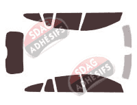 Kit film teinté Volvo V60 (1) Estate Break 5 portes (2010 - 2018) Kit film teinté Volvo V60 (1) Estate Break 5 portes (2010 - 2018)