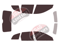 Kit film teinté Volvo XC60 (2) 5 portes (depuis 2017)