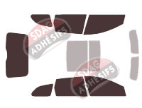 Kit film teinté Volvo XC60 (1) 5 portes (2008 - 2017)