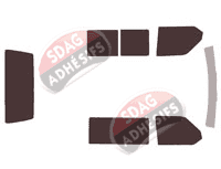 Kit film teinté Volkswagen Transporter T4 (4) Utilitaire 4/5 portes (1990 - 2003)