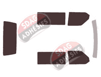 Kit film teinté Volkswagen Transporter T4 (4) Utilitaire 4/5 portes (1990 - 2003)