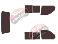 Kit film teinté Volkswagen Transporter T5 (5) Utilitaire 5 portes (2003 - 2015) Kit film teinté Volkswagen Transporter T5 (5) Utilitaire 5 portes (2003 - 2015)