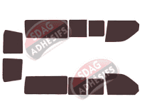 Kit film teinté Volkswagen Transporter T5 (5) Long 6 portes (2003 - 2015) Kit film teinté Volkswagen Transporter T5 (5) Long 6 portes (2003 - 2015)