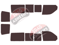 Kit film teinté Volkswagen Transporter T5 (5) Court 6 portes (2003 - 2015) Kit film teinté Volkswagen Transporter T5 (5) Court 6 portes (2003 - 2015)