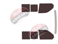 Kit film teinté Volkswagen Transporter T6 (6) Utilitaire 5/6 portes (depuis 2015)