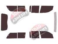 Kit film teinté Volkswagen Amarok (1) Hard Top 5 portes (2010 - 2020) Kit film teinté Volkswagen Amarok (1) Hard Top 5 portes (2010 - 2020)