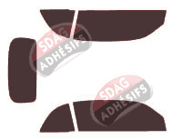 Kit film teinté Volkswagen Beetle (3) Coccinelle Cabriolet 2 portes (2012 - 2018)