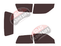 Kit film teinté Volkswagen Golf (3) 3 portes (1991 - 1999) Kit film teinté Volkswagen Golf (3) 3 portes (1991 - 1999)