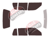 Kit film teinté Volkswagen Golf (3) 5 portes (1991 - 1999) Kit film teinté Volkswagen Golf (3) 5 portes (1991 - 1999)