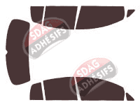 Kit film teinté Volkswagen Golf (6) Cross 5 portes (2010 - 2015) Kit film teinté Volkswagen Golf (6) Cross 5 portes (2010 - 2015)