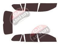 Kit film teinté Volkswagen Golf (6) Variant Break 5 portes (2010 - 2014) Kit film teinté Volkswagen Golf (6) Variant Break 5 portes (2010 - 2014)