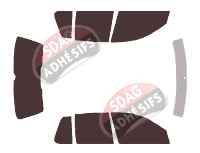 Kit film teinté Volkswagen Golf (4) 5 portes (1997 - 2004) Kit film teinté Volkswagen Golf (4) 5 portes (1997 - 2004)