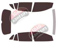 Kit film teinté Volkswagen id-4 (1) 5 portes (depuis 2021)