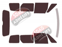 Kit film teinté Volkswagen id-Buzz (1) 5 portes (depuis 2023) Kit film teinté Volkswagen id-Buzz (1) 5 portes (depuis 2023)