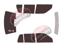 Kit film teinté Volkswagen Jetta (3) Berline 4 portes (1992 - 1999)