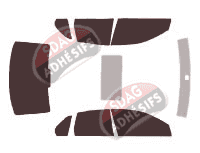 Kit film teinté Volkswagen Jetta (5) Berline 4 portes (2005 - 2010)