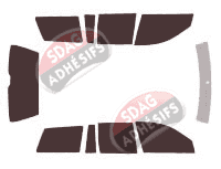 Kit film teinté Volkswagen Jetta (4) Break 5 portes (1999 - 2006)