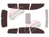 Kit film teinté Volkswagen Passat (7) Alltrack Break 5 portes (2012 - 2015)
